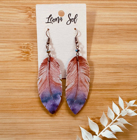 Sunset Feather