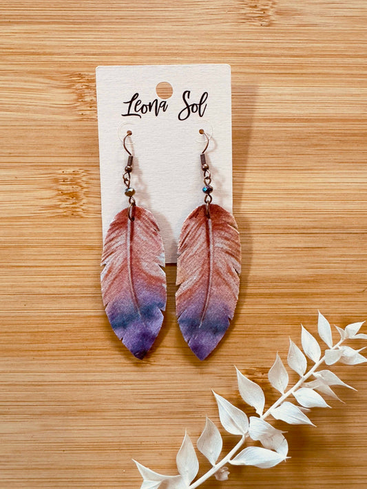 Sunset Feather